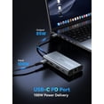 thumbnail image 4 of Estación de Acoplamiento USB C XAOSUN 10-en-1 con Doble HDMI 4K y Carga PD de 100W, 4 of 8