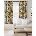 thumbnail image 2 of Summer Banana Pineapple Blackout Curtains for Bedroom Living Room Darkening Curtains 90 Inch Tropical Fruit Botanical Black Out Window Curtain Privacy Window Treatment Grommet Drapes 52"x90"x2, 2 of 9