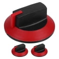 thumbnail image 1 of 3pcs Kitchen Cooktop Round Shape Rotary Switch Knob Red Plastic Gas Range Stove Oven Control Knob Universal Replacement Stove Knobs for Gas Stove Switch, 1 of 8