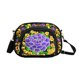 thumbnail image 1 of Bolso de Mujer Minnieouse Bordado Pequeño de Hombro Diseño Especial Peonía Morada, 1 of 1
