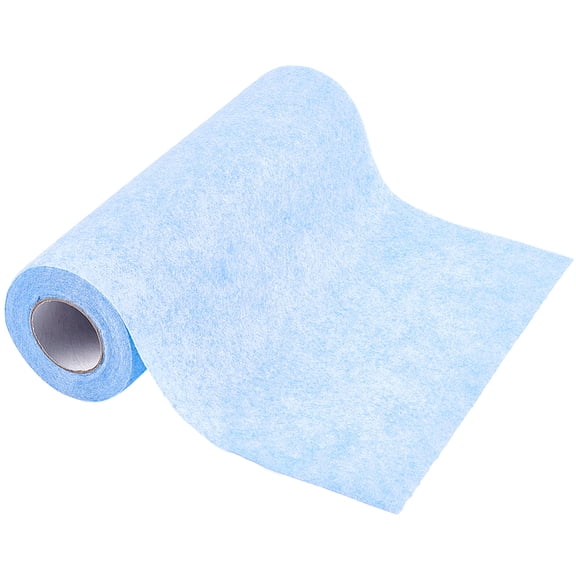 Fibre Reusable Cleaning Rags Roll Kitchen Dishcloths Cornflower Blue 250x250x0.5mm 20 sheets/roll