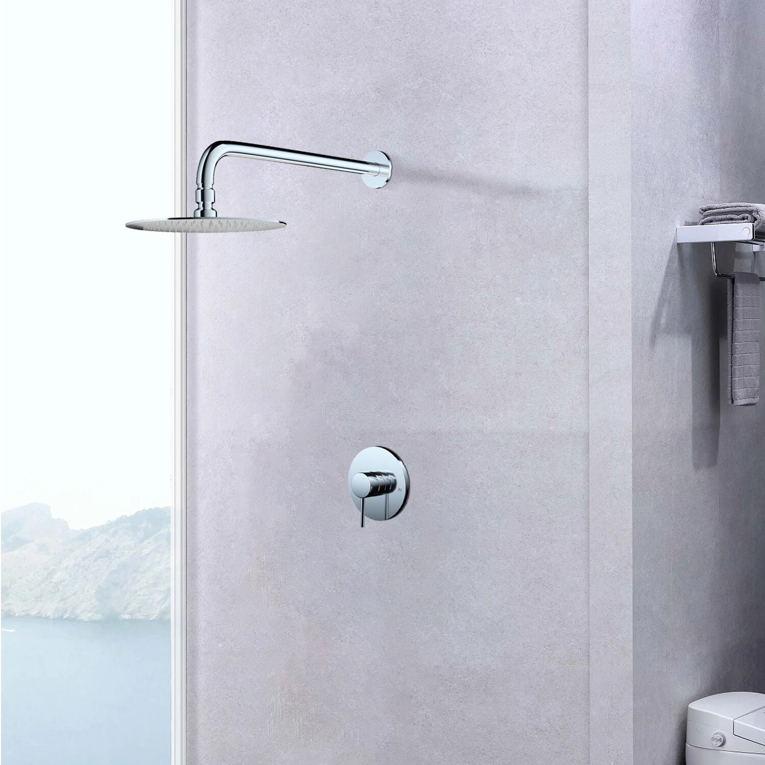 Freestanding Bathtub Faucet, Wall Mounted Shower Faucet in (Valve Included), Freestanding Tub Filler,Brass Standalone Tub Faucet, Bath & Faucets Freestanding Tub Faucets