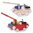 thumbnail image 4 of Ounissouiy 1 Juego de vehículos para niños, juguetes de carpintería de imaginación, Kits de experimentos, modelo de tanque, habilidades Juguetes de construcción, 4 of 6