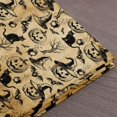 thumbnail image 4 of Erosebridal Vintage Halloween Pumpkin Fabric by the Yard 5 Yards, Witch Hat Black Cat Bat Fabric for Sewing, 4 of 7