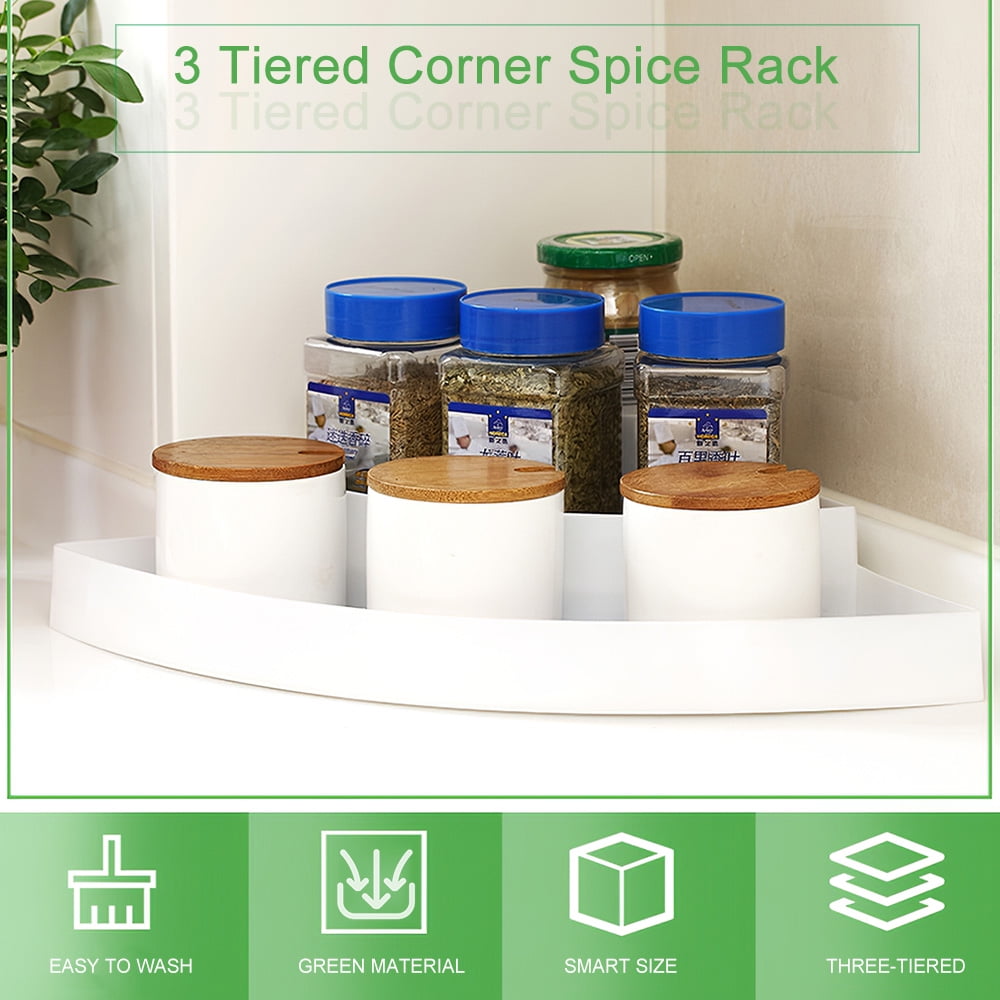 corner spice shelves