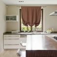 thumbnail image 7 of Blackout Tie Up Shade Curtains, Bedroom Window Shade Room Darkening Light Filter Shade Drapes Rings Up, Valance Elegant for Home Decoration (White 31 x 47 Inches), 7 of 7