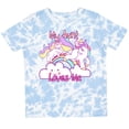 thumbnail image 3 of Inktastic My Aunt Loves Me Unicorn Girls Toddler T-Shirt, 3 of 5