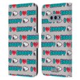 thumbnail image 1 of Head Case Designs Officially Licensed Peanuts Snoopy Boardwalk Airbrush I Love Pattern Leather Book Wallet Case Cover Compatible with Samsung Samsung Galaxy S10e, 1 of 6