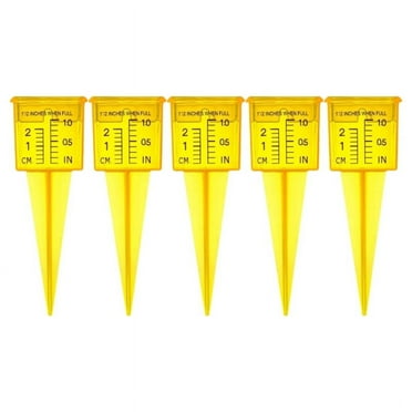 Upgraded Rain Gauges, Freeze Proof Rain Gauges for Outdoor Large Clear Number