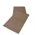 thumbnail image 3 of Machine Washable Custom Size Runner Rug Solid Scroll Floral Sand Grey Color Slip skid Resistant Latex Back Rug Runner Customize Length By Feet and 25.5" Width, 3 of 10