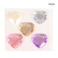 thumbnail image 4 of Wosthever Pegatinas de diamantes de imitación de corazón, gemas de cristal acrílico, adornos ornamentales, de mano para álbum de Artesanía Color surtido3, 4 of 6