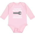 thumbnail image 3 of Inktastic Mechanic Daddy Proof Mommy Cant Resist Boys or Girls Long Sleeve Baby Bodysuit, 3 of 5