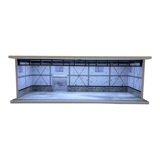 lionlar 1/64 Scale Model Car Display Case Garage Diorama Scenario Showcase Organizer C