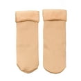 thumbnail image 5 of Puntoco Clearance Women'S and Men'S Plush Thickened Middle Tube Warm Floor Socks Solid Color Snow Socks, 5 of 9