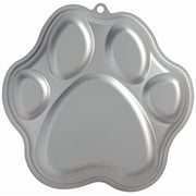 Wilton Paw Print Cake Pan, Silver, Aluminum