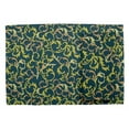 thumbnail image 2 of S4Sassy Blue Artistic Leaves Washable Placemats & Napkins Table Decor Dining Mats, 2 of 3