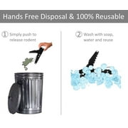 Large Powerful Rat Traps (8 Pack) Kills Instantly with Powerful Steel Spring - Setup in Seconds - Wash & Reuse Over & Over - Hands Free Disposal - Rat Control w/o Harmful Poisons or Chemicals