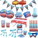 thumbnail image 4 of Disney Lightning McQueen Cars decoración de fiesta temática, vajilla desechable, platos, tazas, recuerdo para niños, Baby Shower, suministros de cumpleaños, 4 of 4