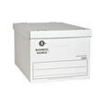 thumbnail image 3 of Business Source, BSN42051, Economy Storage Box with Lid, 12 / Carton, White, 3 of 5