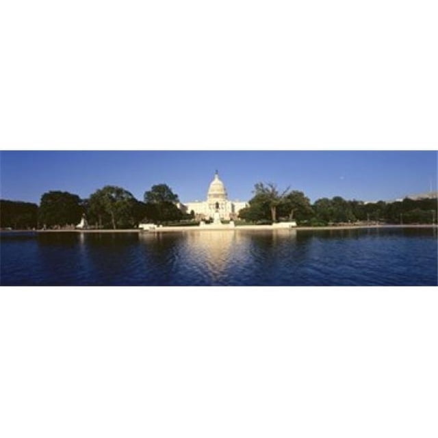 Panoramic Images PPI33990L USA Washington DC Capitol Building Affiche Imprimée par Panoramic Images - 36 x 12