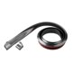 thumbnail image 1 of Kit de alerón para maletero de coche, borde de techo, barra de goma, accesorio universal para automóvil Fibra de carbono de 3.5 cm, 1 of 9