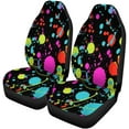 thumbnail image 2 of RYLABLUE Set of 2 Car Seat Covers Yellow Paint Neon Splatter Splash Abstract Accessory Bathing Board Universal Auto Front Seats Protector Fits for Car,SUV Sedan,Truck, 2 of 5