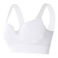 thumbnail image 4 of Curenmufel Sports Bras for Women Sports Bras for Women High Support High Impact Sports Bras for Women Large Bust Push up Racerback Workout Running Bra (White,L), 4 of 4
