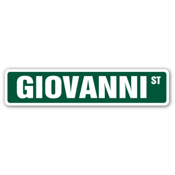 Giovanni Street [3 Pack] of Vinyl Decal Stickers |for Laptop Car