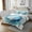 Teal, variant on Erosebridal Animal Seashell Bedspread Sets Twin Size,Ocean Theme Bed Quilt,Watercolor Room Decorative,Breathable,2pcs