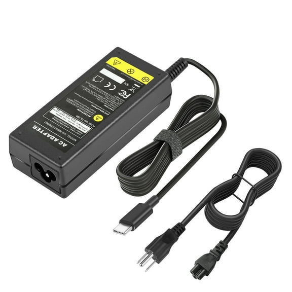 65W USB-C Charger Type C Port Adapter, for Thinkpad/Yoga, Dell, Chromebook 3100, Latitude 5420, Acer, Google Series Type C Charger Fast Charging