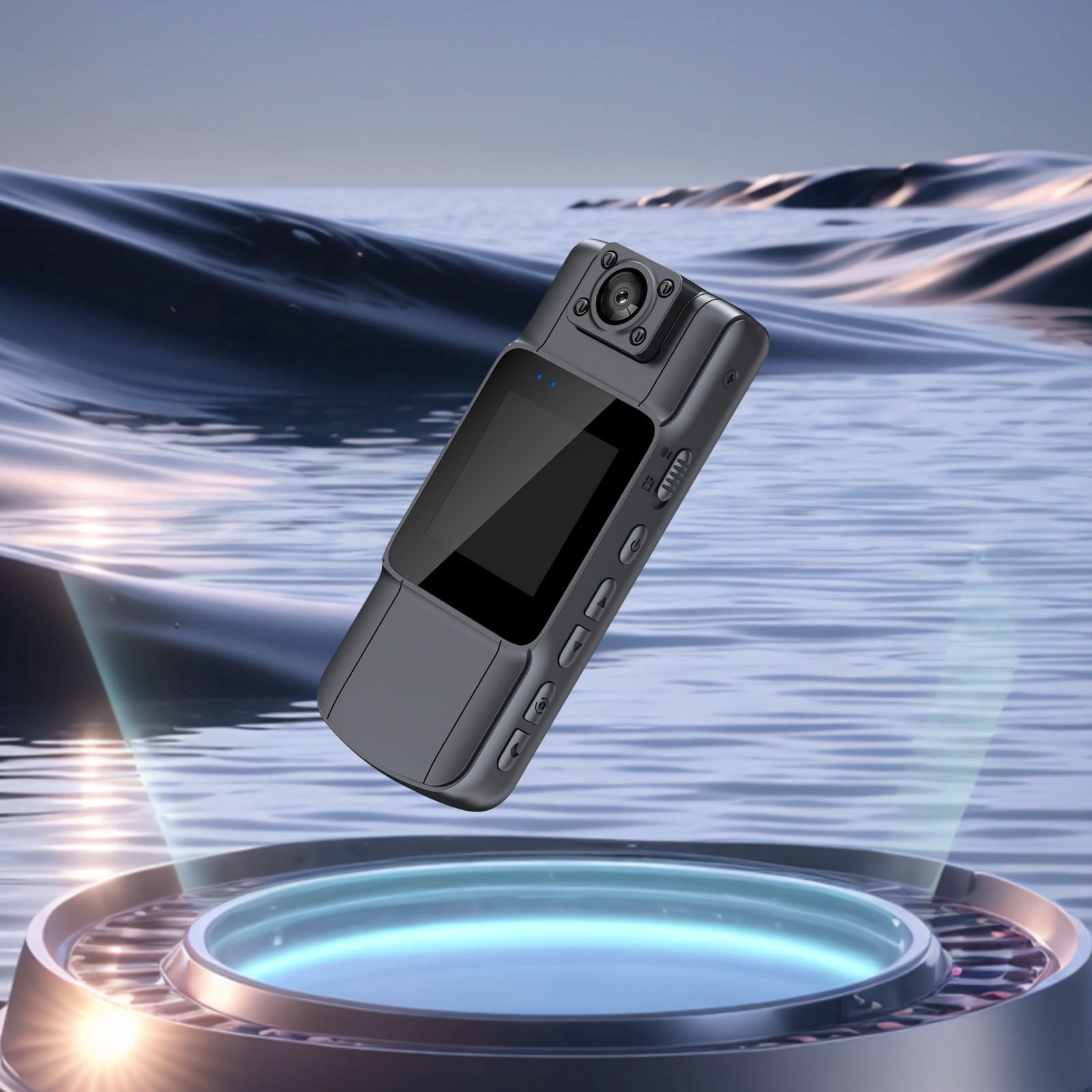 HUISZJ Mini Body Camera, Wearable Portable Cameras Recorder, Video Recording Night Version Camcorder Clip Design for Work Traveling