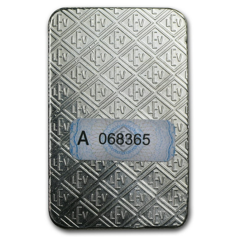 100 gram Silver Bar - Geiger (Security Line Series, Scruffy