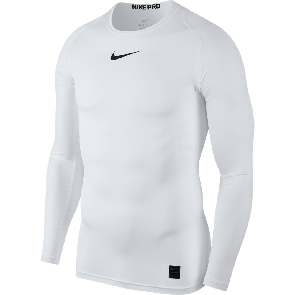 Nike - Nike Men's Pro Compression Long Sleeve Training Top 838077-100 White  - Walmart.com - Walmart.com
