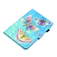thumbnail image 6 of SaniMore Protective Case for iPad 10th Generation 10.9" 2022, PU Leather Case Color Painting Magnetic Clasp Card Slot Pen Holder Anti-slip Strip Auto Wake/Sleep Stand Shockproof TPU Shell, Butterflies, 6 of 9