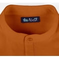 thumbnail image 6 of Atasi Indian Mens Short Kurta Henley Shirt Long Sleeve Mandarin Collar Shirt, 6 of 7
