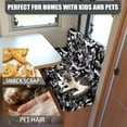 thumbnail image 6 of Pzuqiu Camo Black Rv Dinette Cushion Covers 2 Piece Camper Decor Keeps Seat Clean Stretch RV Sofa Seat Slipcovers for RV Car Couch for Campers, 6 of 7