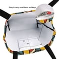 thumbnail image 6 of FORMRS Womens Canvas Tote Bag with Zipper Inner Pocket Shoulder Handbag, Yellow Geometric, 6 of 7