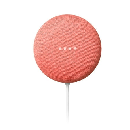Google Nest Mini 2nd Gen - Wireless Bluetooth Speaker (Coral)