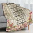 thumbnail image 3 of Wedding Anniversary Blanket Gift for Couples Marriage Prayer Gifts Blanket Unique Newlywed Gifts Engagement Gifts for Couples Marriage Gift for Couple Mom Dad Parents for Valentines, Birthday 60"X50", 3 of 6