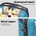 thumbnail image 4 of Corgi Travel Organizer Oxford Cloth Waterproof Storage Pouch Hard Drive Bags Computer Cable Organizer Power Plug Travel Organizer Small 5.9x9.44x3.14 in, 4 of 6