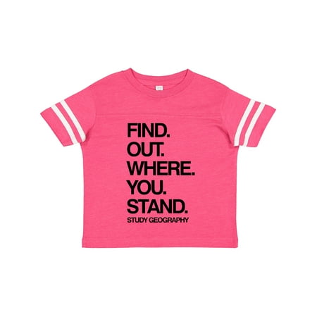 

Inktastic Study Geography Gift Toddler Boy or Toddler Girl T-Shirt