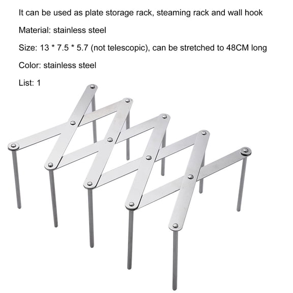 Bobasndm Pot Lid Rack Easy to Use  Adjustable Draining Pan Lid Stand Wall-Mounted Handy for Cabinet