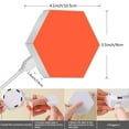 thumbnail image 6 of DYstyle RGB Hexagon Wall Lights Touch Sensitive USB-Power Lights LED Wall Panels DIY Geometric Modular Assembled RGB Colorful Light Ambiance Wall Sconces for Iiving Room Bedrooms DIY Lovers Gifts, 6 of 7