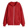 thumbnail image 5 of Yutgune Kids Zip Up Hoodie for Boys Girls, Full Zip Long Sleeve Hooded Sweatshirt Jacket with Pocket, Casual Fall Outerwear, 5 of 9