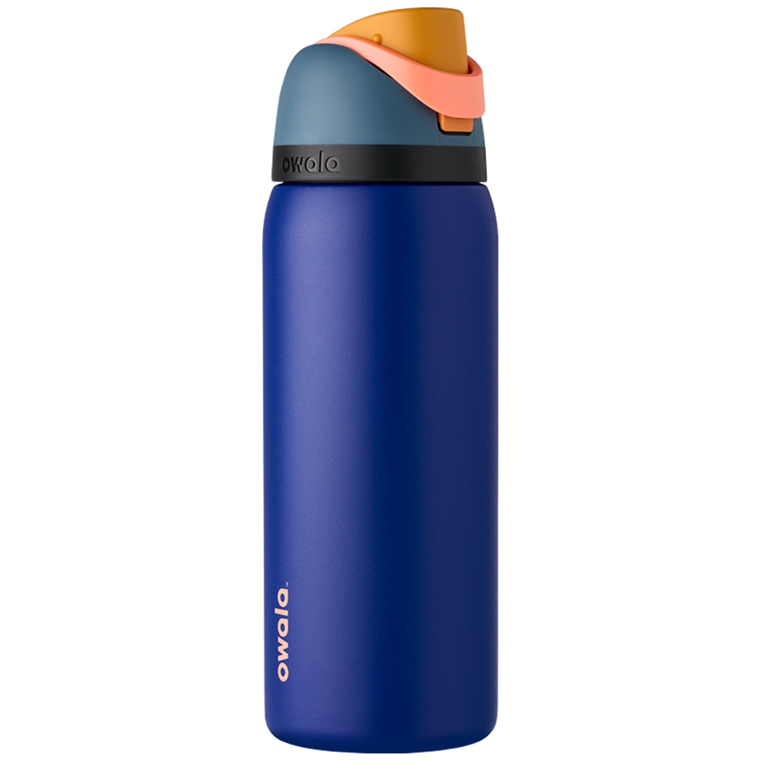 Owala FreeSip Stainless Steel Water Bottle, 32oz Navy Blue