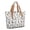 Baseballs and Trophies White Pattern, variant on Baseballs and Trophies White Pattern Large Tote Bag for Women, Polyester Roomy Carryall with Pockets and Zipper, Lightweight Gifts Ideas for Mom Wife Friend