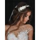 thumbnail image 3 of Diadema de perlas para novia, accesorio para el pelo de flores de cristal para mujeres, 3 of 4