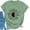 Green, variant on Women Sunflower T-Shirt She Believed She Could T-Shirt