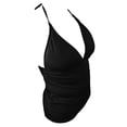 thumbnail image 3 of Traje de Baño Tankini Op para Mujer con Amarre Halter Negro Talla G, 2 Piezas, 3 of 4