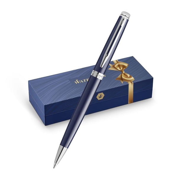 Bolígrafo Waterman Hemisphere con laca azul y punta mediana